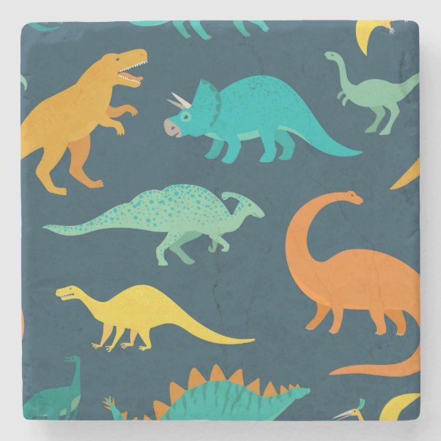 Dinosaur Adventure: Das Kinderzimmer der Kinder Steinuntersetzer (Vorderseite)