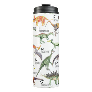 Dinosaur Alphabet Thermosbecher