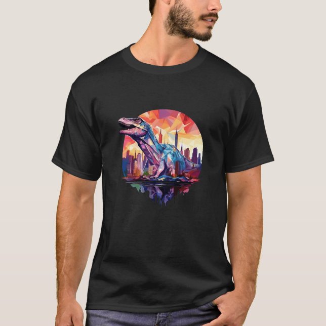 Dinosaur Animal World Wild Rast Predator Creature T-Shirt (Vorderseite)