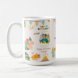 Dinosaur Anniversaire cadeau Mug - Photo personnal