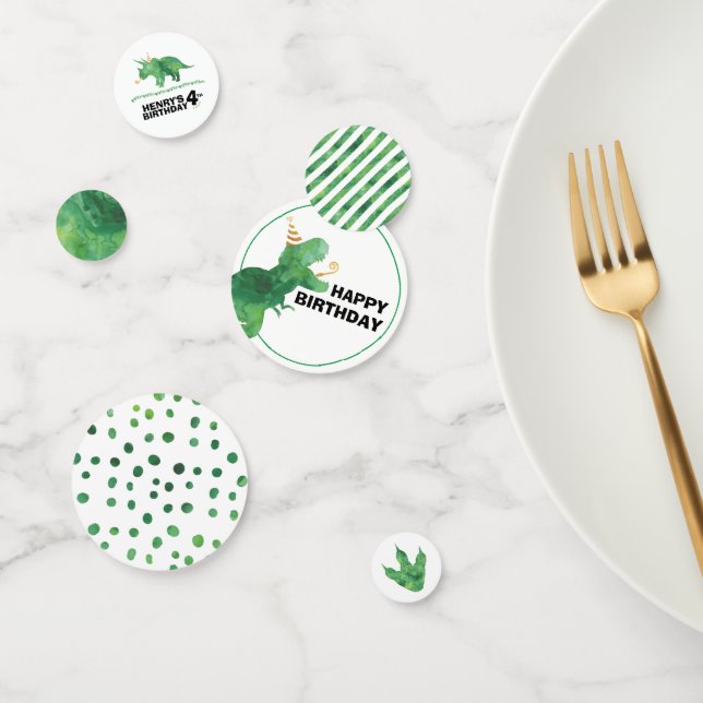 Dinosaur Anniversaire Confetti (Groupe)