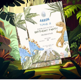 Dinosaur Anniversaire Invitation Anniversaire de e