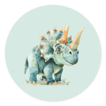 Dinosaur-Aufkleber für die Geburtstagspartei