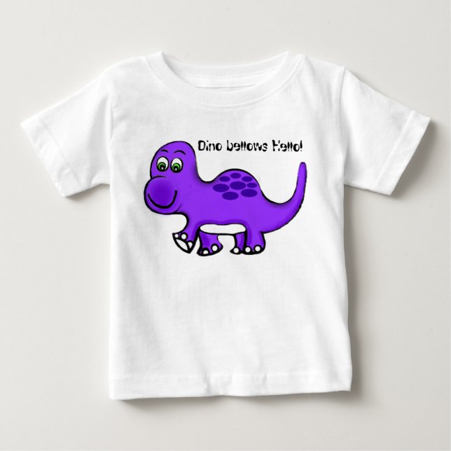 Dinosaur Baby Baby T-shirt (Vorderseite)
