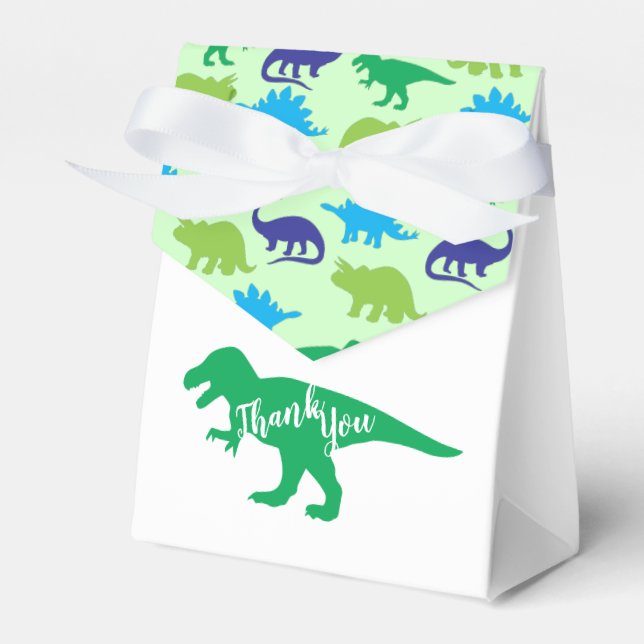 Dinosaur Baby Dusche Geschenkschachtel (Vorderseite)