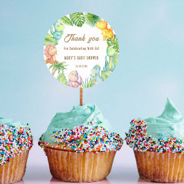 Dinosaur Baby Runder Aufkleber