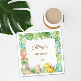 Dinosaur Baby Serviette