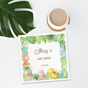 Dinosaur Baby Serviette