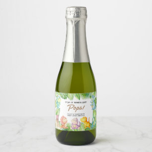 Dinosaur-Baby-Shower-Geschenk Etikett für funkelnd