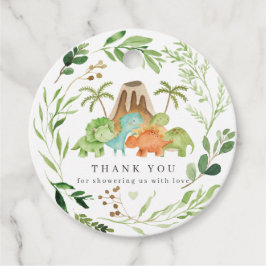 Dinosaur-Baby-Shower-Geschenkanhänger | Geschenkan Geschenkanhänger