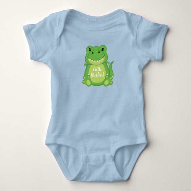Dinosaur Baby Shower T-Rex Baby Strampler (Vorderseite)