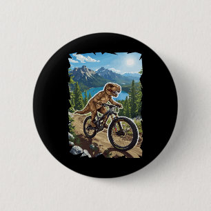Dinosaur-Bergbiken auf Waldwegen  Button