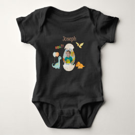 Dinosaur Birthday Baby Outfit - Individuelle Name Strampler