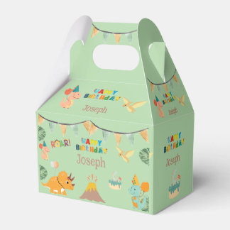 Dinosaur Birthday Boxe - Individuelle Name Geschenkschachtel