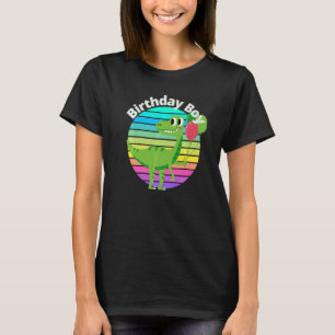 Dinosaur Birthday Boy Dino Kindergeburtstag Years T-Shirt