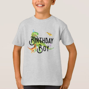 Dinosaur Birthday Boy Shirt