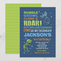 Dinosaur Birthday Einladung Dinosaur Fossil Party