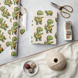 Dinosaur Birthday Geschenkpapier