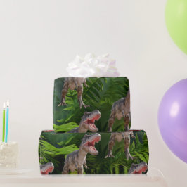 Dinosaur Birthday Jungle Jurassic World Geschenkpapier