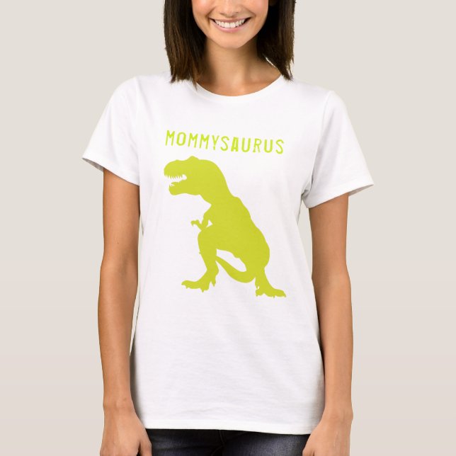 Dinosaur Birthday Mama T - Shirt (Vorderseite)