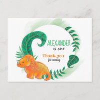 Dinosaur Birthday | Orange Triceratops Vielen Dank