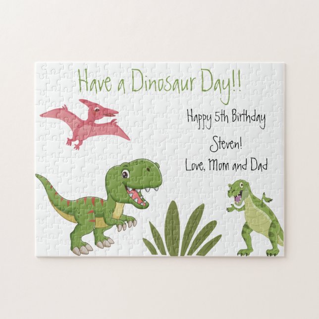 Dinosaur Birthday Party (Horizontal)