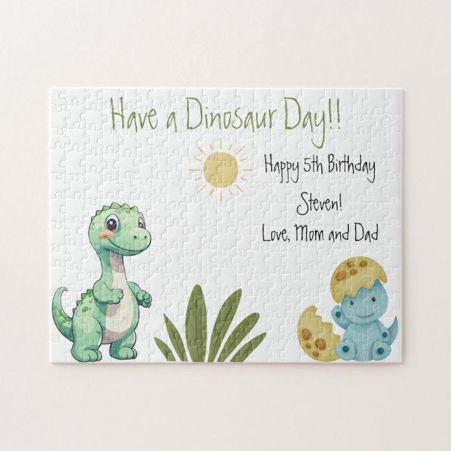 Dinosaur Birthday Party (Horizontal)
