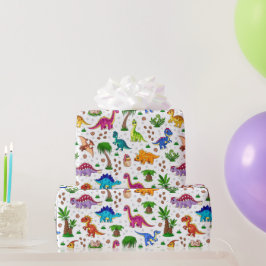 Dinosaur Birthday Party Baby Dusche Geschenkpapier