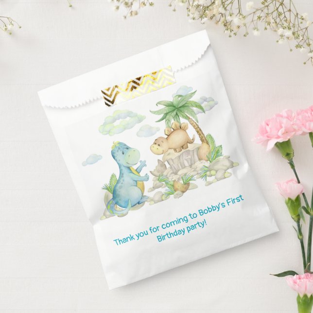 Dinosaur Birthday Party Baby Dusche Geschenktütchen (Versiegelt)