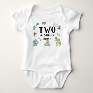 Dinosaur Birthday Party Baby Strampler