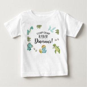 Dinosaur Birthday Party Baby T-shirt