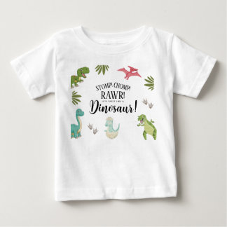 Dinosaur Birthday Party Baby T-shirt