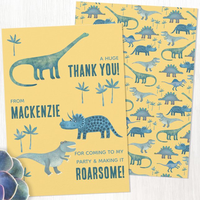 Dinosaur Birthday Party Danke (Von Creator hochgeladen)