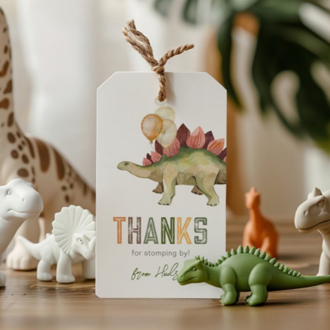 Dinosaur Birthday Party Gefallen Tags Geschenkanhänger (Von Creator hochgeladen)