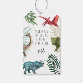 Dinosaur Birthday Party Geschenk Tag Geschenkanhänger