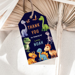 Dinosaur Birthday Party Geschenkanhänger