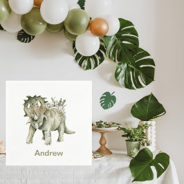 Dinosaur Birthday Party Serviette
