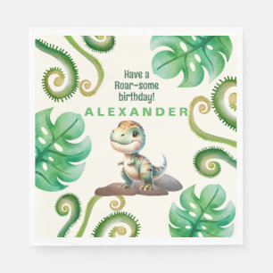 Dinosaur Birthday Party Serviette