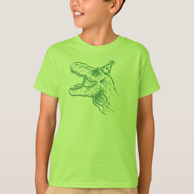 Dinosaur Birthday Shirt (Vorderseite)