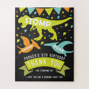 Dinosaur Birthday Vielen Dank