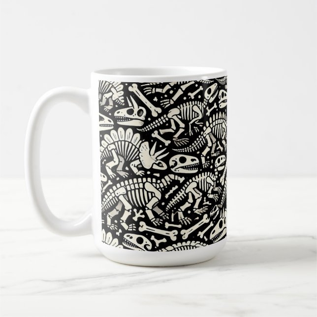 Dinosaur Bone Adventure Kaffeetasse (Links)