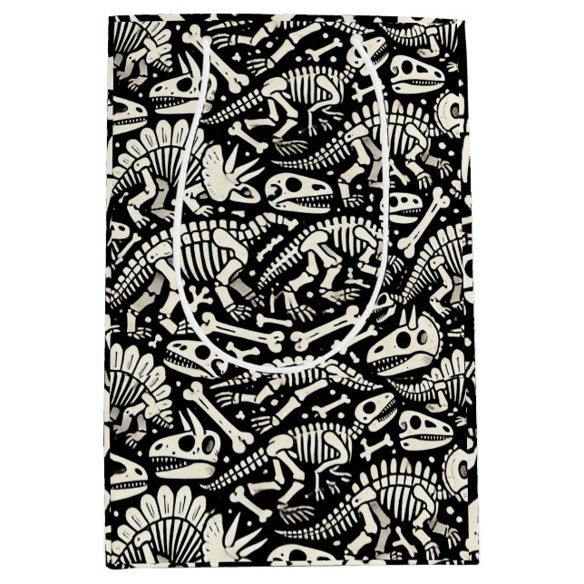 Dinosaur Bone Adventure Mittlere Geschenktüte (Vorderseite)