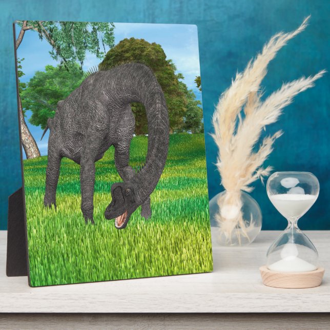 Dinosaur Brachiosaurus Fotoplatte (Seite)