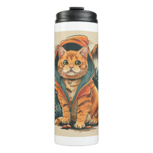 Dinosaur Cat Explorer Thermosbecher