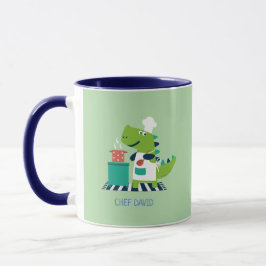 Dinosaur Chef Personalized Mug Tasse