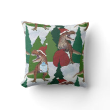 Dinosaur Christmas T-Rex Santa