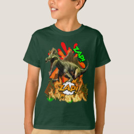 Dinosaur Comic art vulcano zap prähistorische Kuns T-Shirt