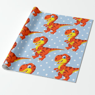 Dinosaur Cool T Rex Boy Geschenkpapier