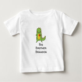 dinosaur customised baby boy t-shirt tee