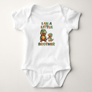 Dinosaur der kleine Bruder Baby Bodysuit Strampler